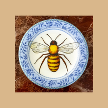 Load image into Gallery viewer, ‘Bee:1’ | Vintage Plate Wall Art | Bijoux Beach
