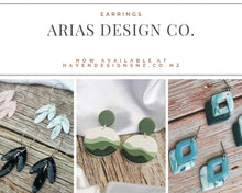 Load image into Gallery viewer, Faux Stone Oval | Stud Earrings | Arias Design Co
