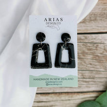 Load image into Gallery viewer, Faux Stone Trapezium | Earrings | Arias Design Co
