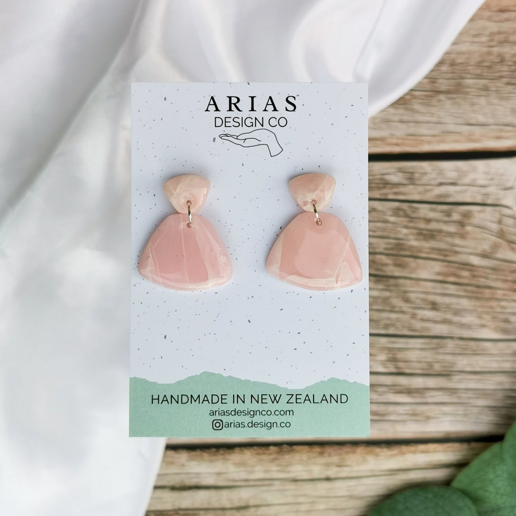 Faux Stone Quad | Earrings | Arias Design Co