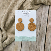 Load image into Gallery viewer, Sweater Weather | Boho Knit Disc Earrings | Arias Design Co
